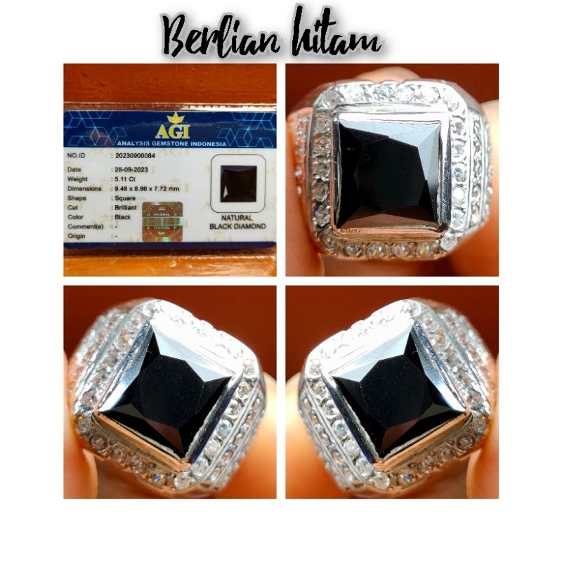 CINCIN BERLIAN HITAM BANJAR