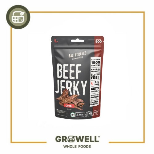 

BALI FORAGES PRM BEEF JERKY CHILLI 50GR