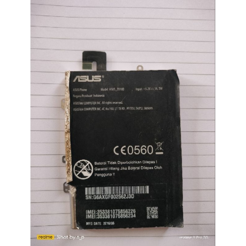 baterai asus z010d copotan 100%