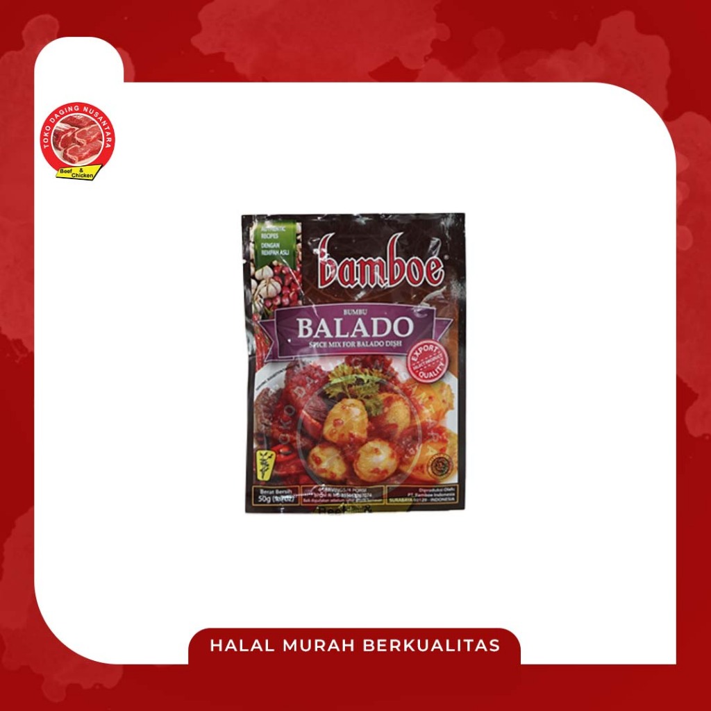 

BAMBOE BUMBU BALADO 50G