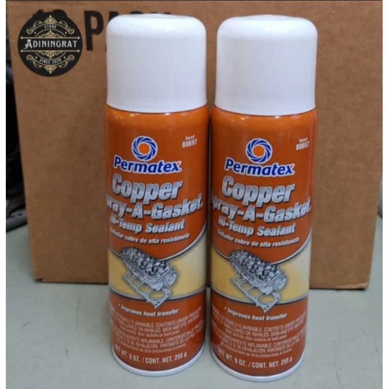Permatex Cooper Spray Gasket Hitemp Sealant/Lem Gasket Spray