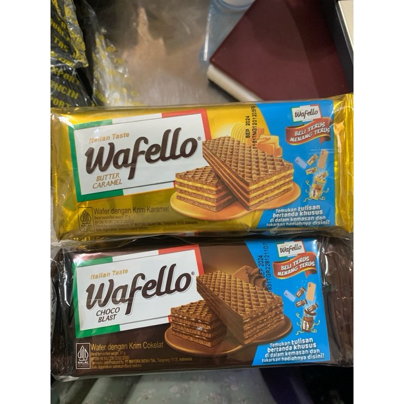

wafer wafello choco blast perpack isi 10pcs @17gr