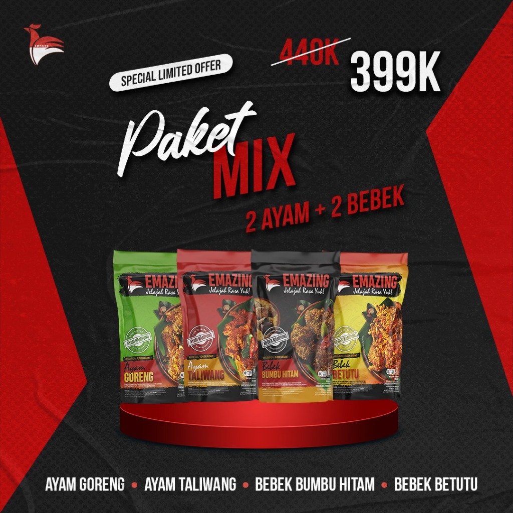 

PAKET MIX AYAM & BEBEK FROZEN FOOD EMAZING