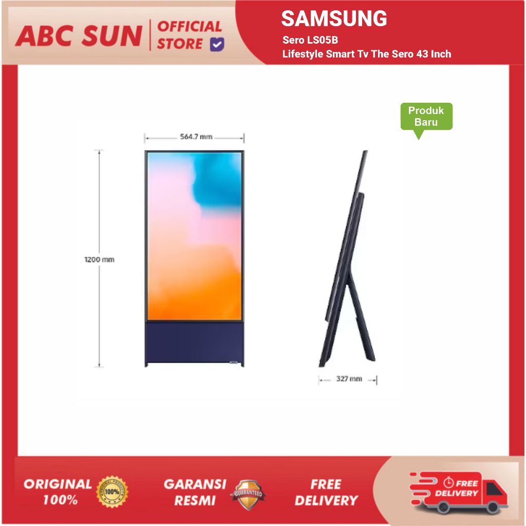 Samsung 43LS05BA Lifestyle Smart Tv The Sero 43 Inch QLED4K