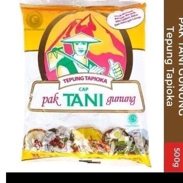 

Tepung Tapioka Cap Pak Tani Gunung 500 gr