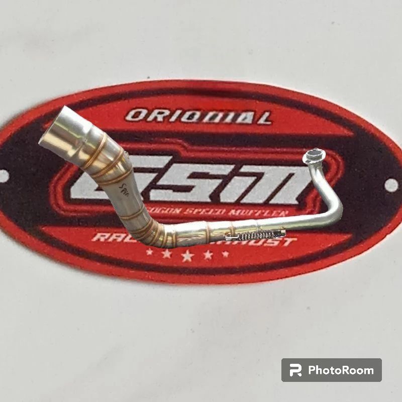 leher pipa  knalpot kolong atas  inlet 38 khusus motor beat.scopy.