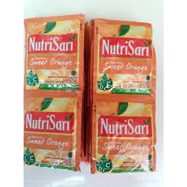 

Nutrisari 10 SACHET X 11gr AMERICA Sweet Orange minuman serbuk atau bubuk