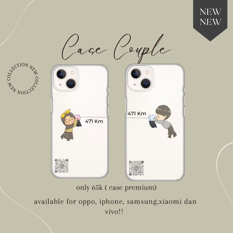 custome case cepat couple ldr iphone oppo vivo samsung xiaomi