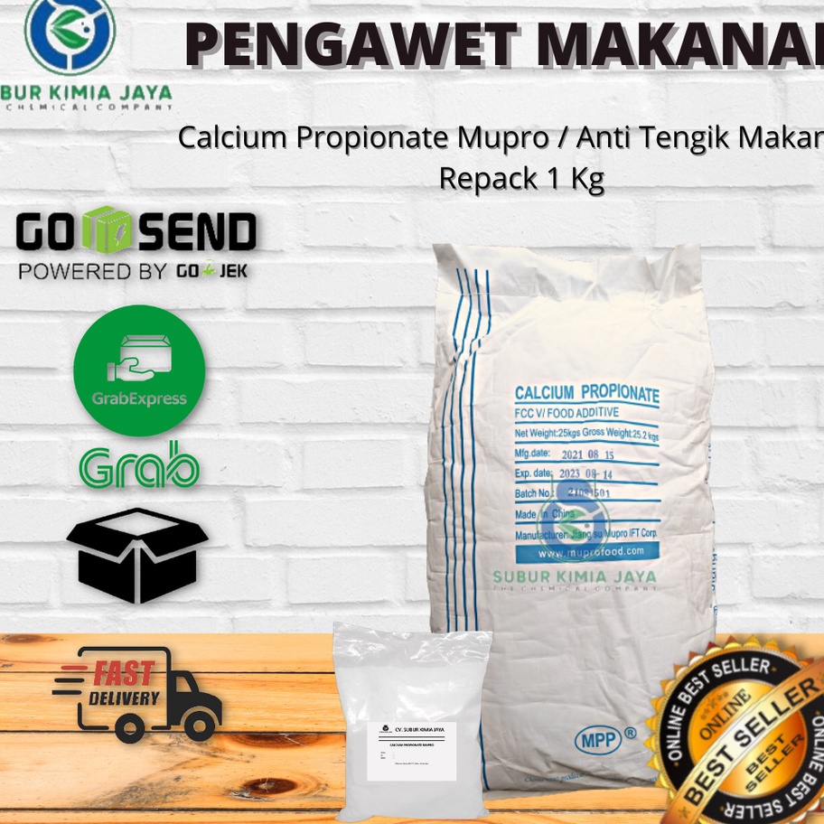 

99 BRANDS FESTIVAL Calcium Propionate Powder Mupro Ex RRC Food Grade Anti Tengik 1 KG