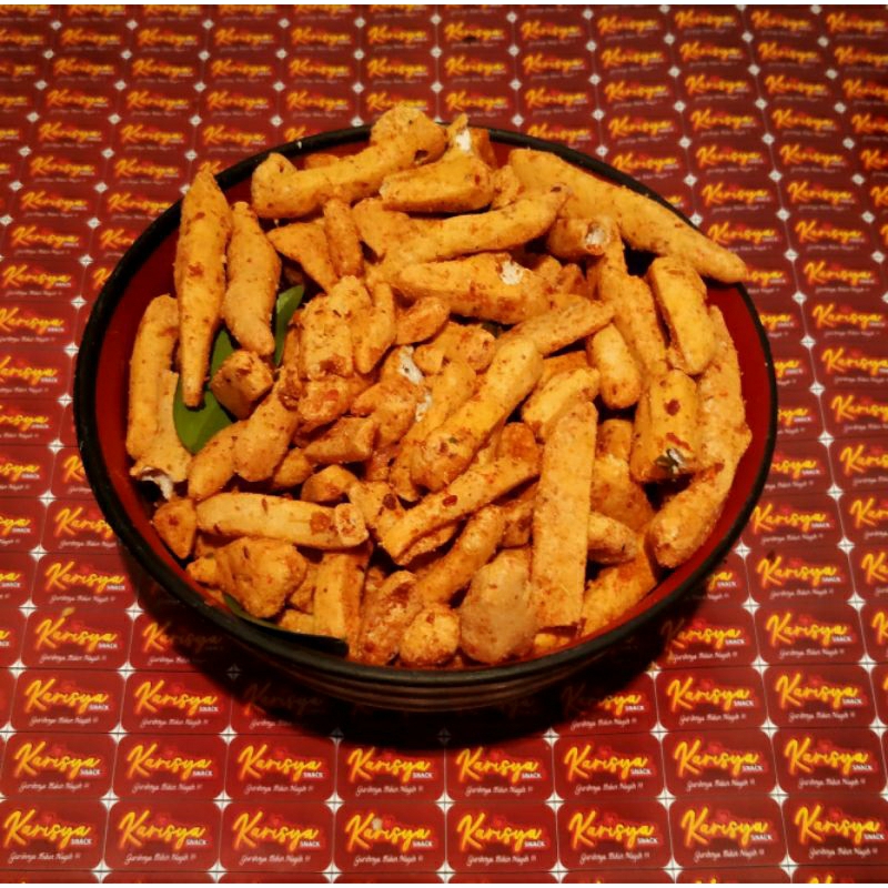 

Basreng Pedas daun jeruk isi 100gr