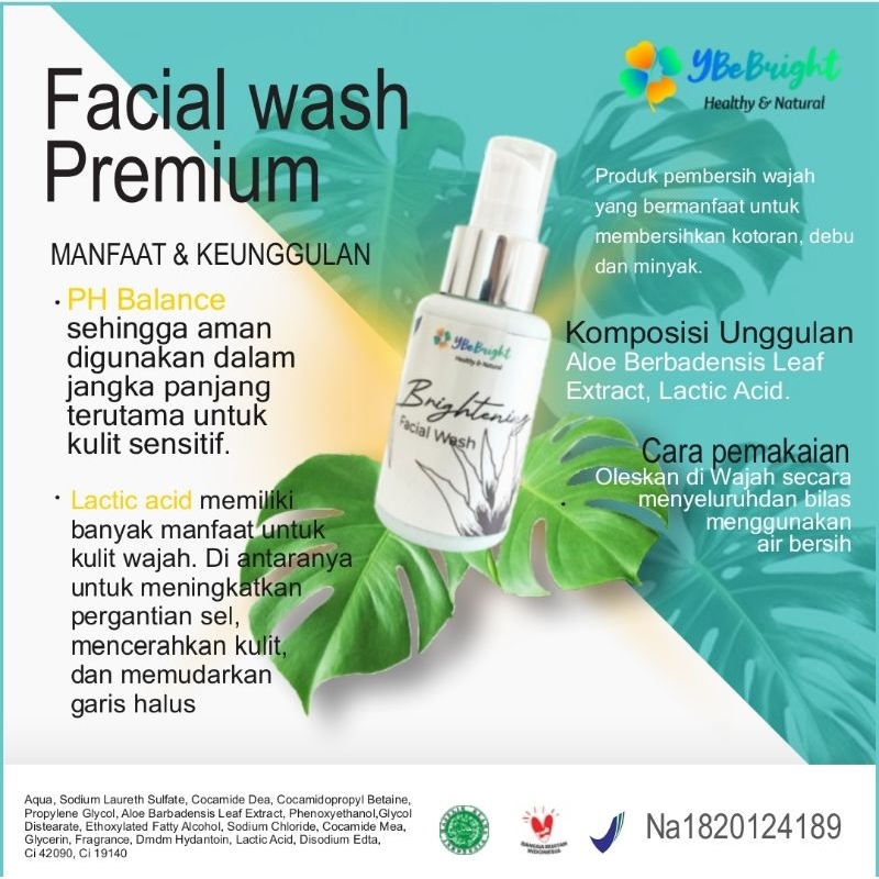 Facial Wash Premium YBe Bright