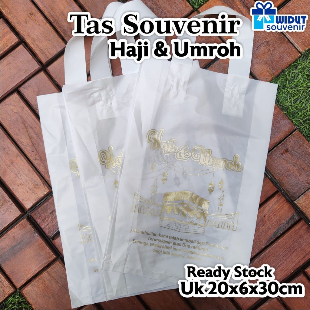 

Tas Plastik Haji Umroh, Tas Plastik Souvenir Haji Umroh cocok untuk wadah oleh oleh umroh