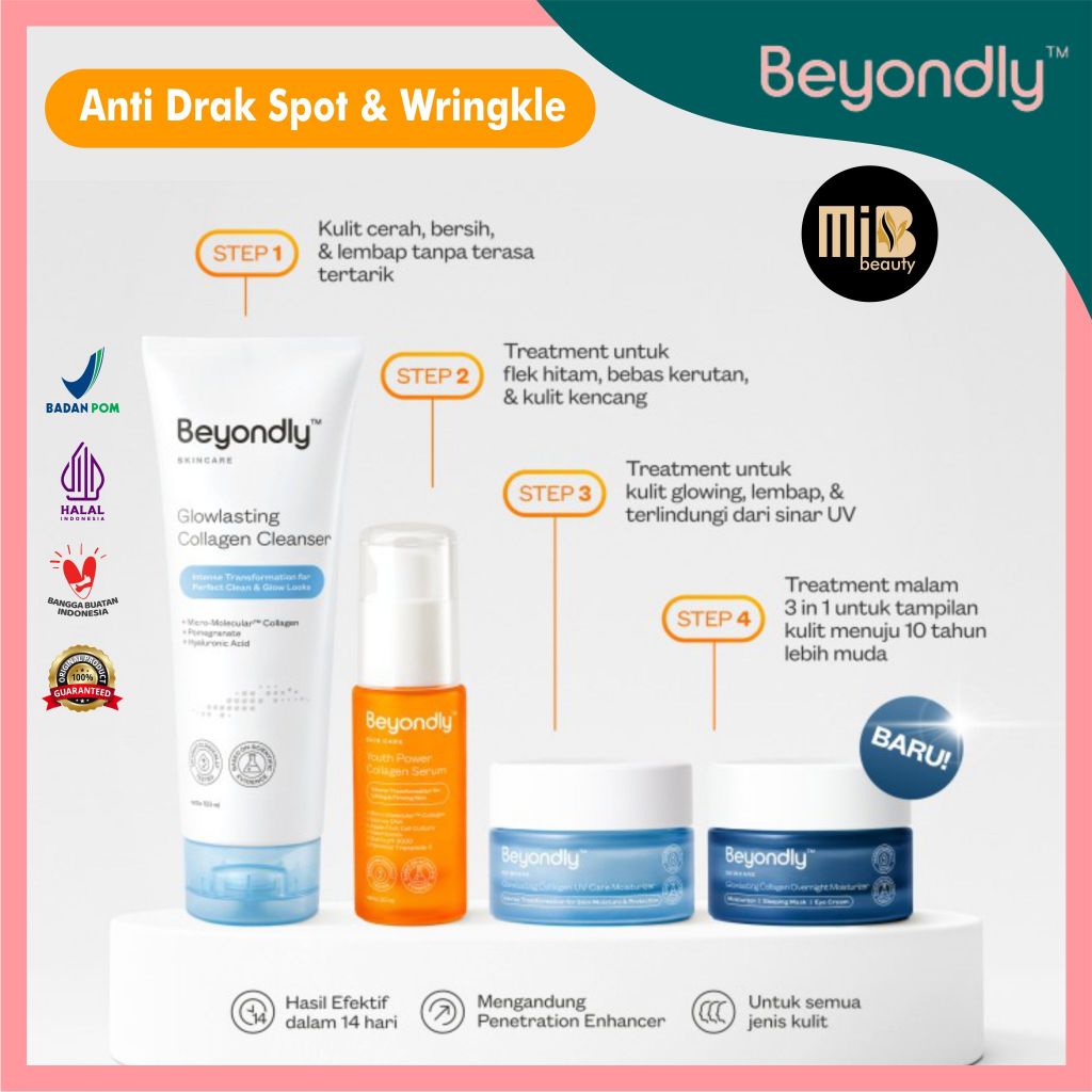 Beyondly Paket Expert Flek dan Kerutan memudarkan flek, bebas kerutan dan mengencangkan kulit wajah