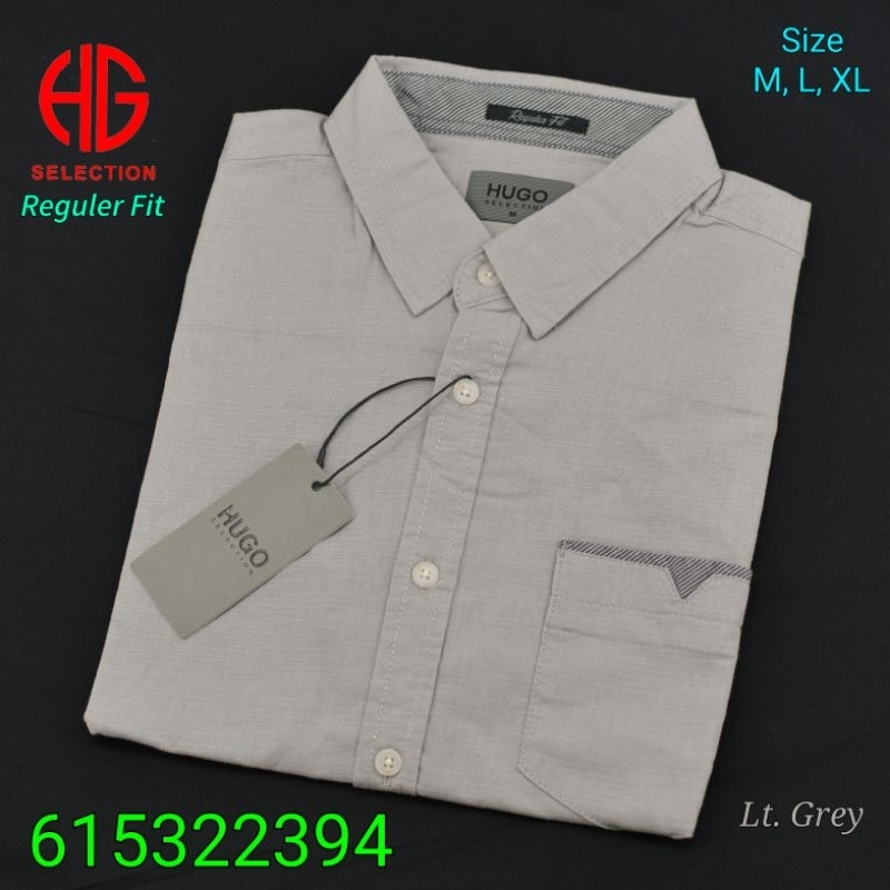 Kemeja Pria Lengan Pendek Hugo Selection 615322394