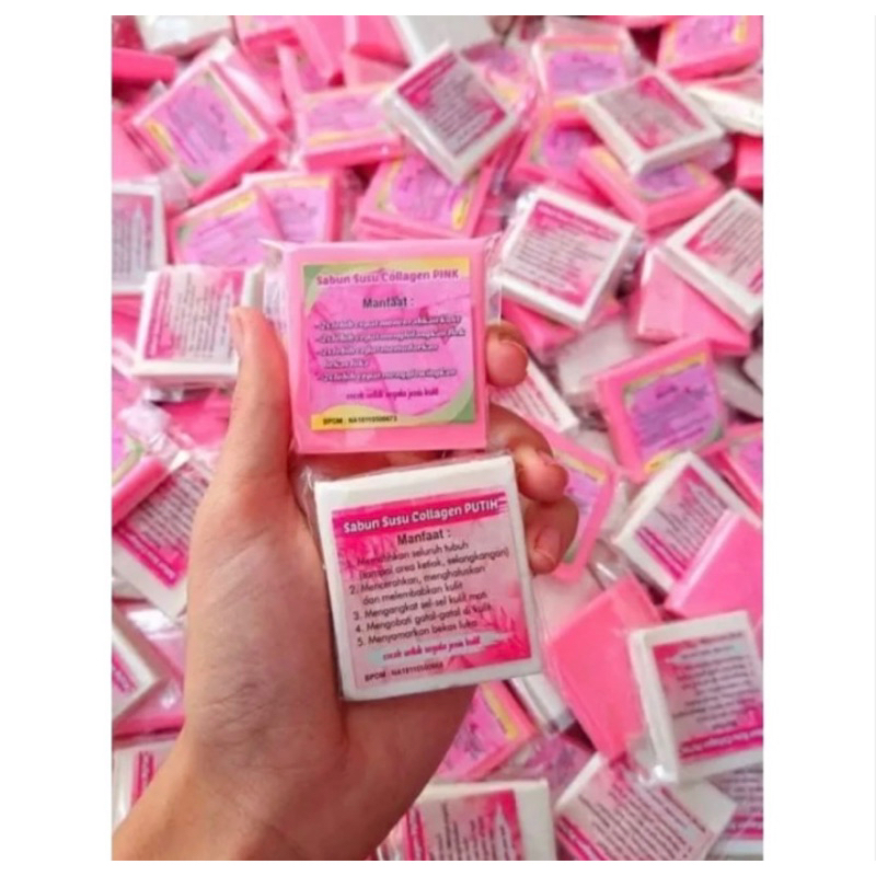 SABUN PEMUTIH SUSU KOLAGEN ( cepat putih, menghilangkan bekas luka )