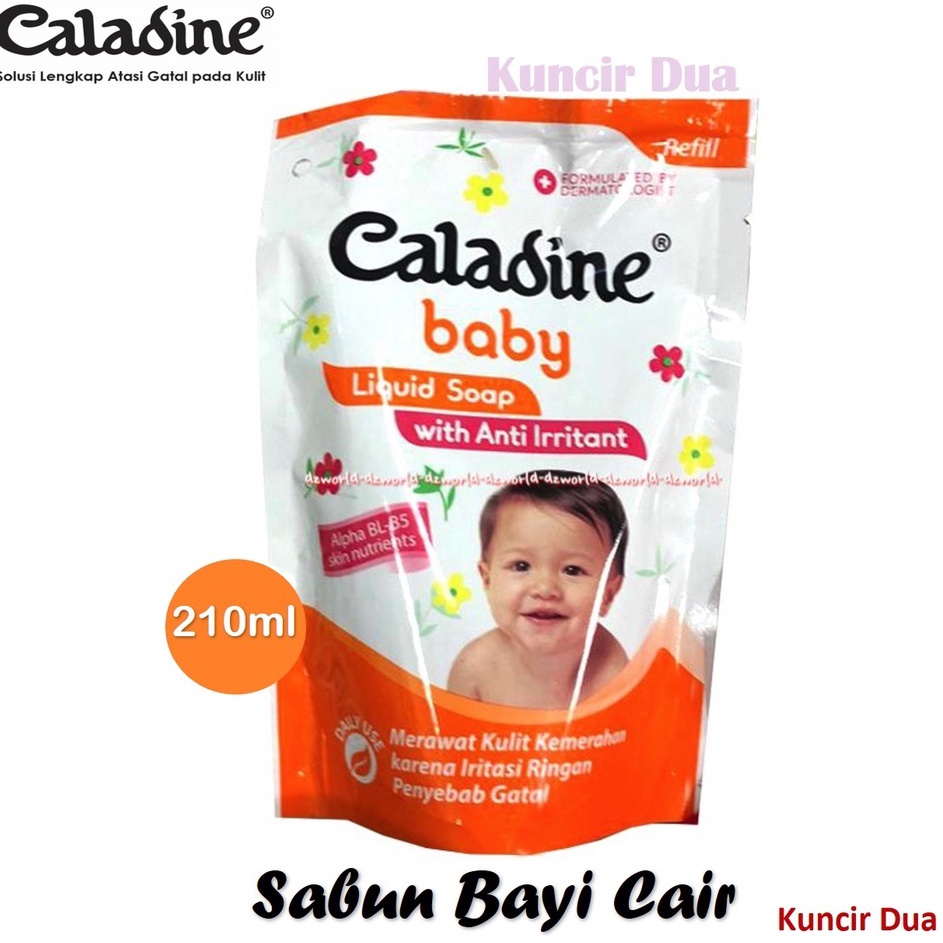 Harga Murah  Sabun Cair Bayi Caladine  Liquid Caladine Soap Pouch 21ml Orange