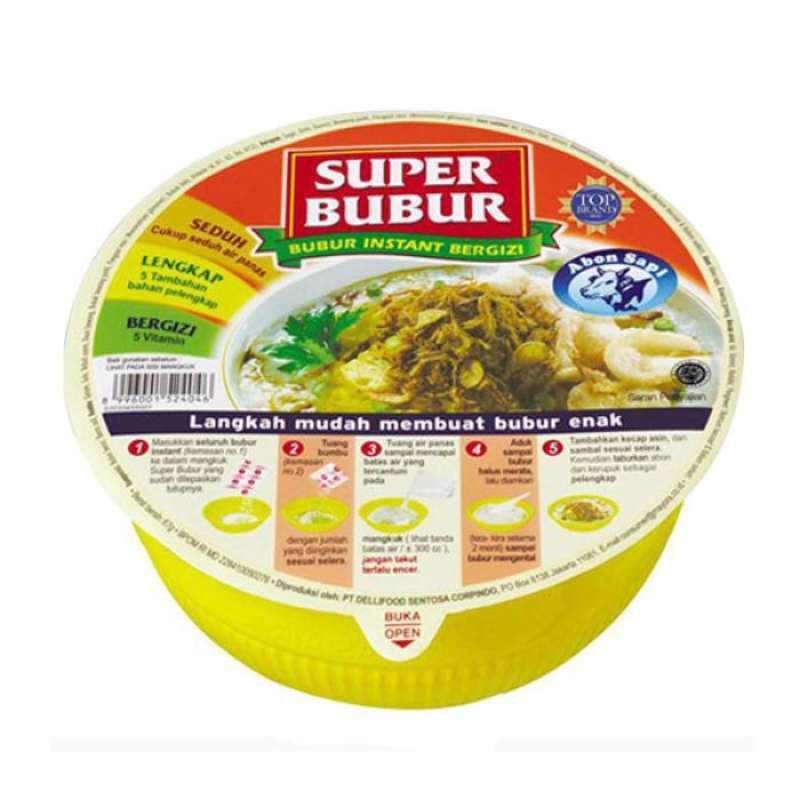 

Super bubur abon sapi 67 gram