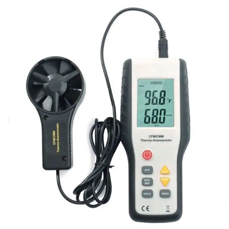 HT-9819 Detachable Anemometer with CFM/CMM function