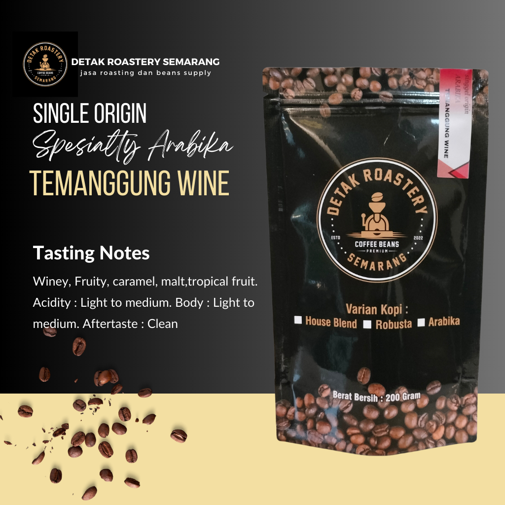 

Kopi Arabika Temanggung Wine Proses