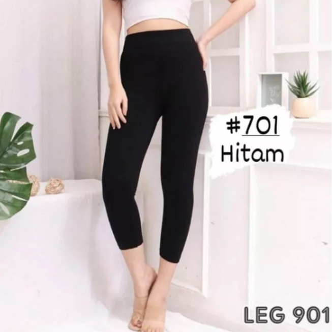 Legging Wanita Tebal 7 per 8 jumbo Polos