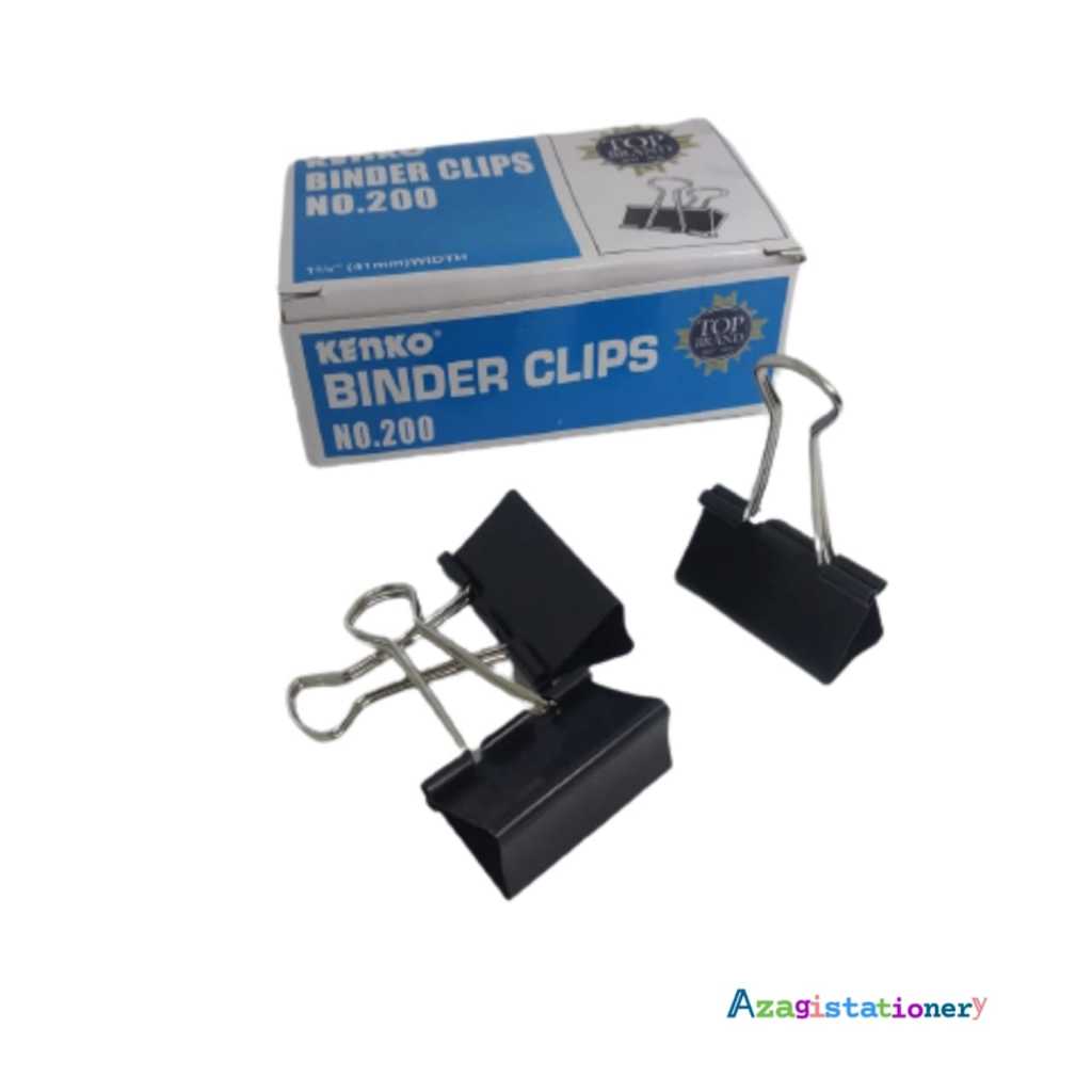 

Penjepit Kertas Kenko / Binder Clips / Penjepit Kenko No. 200