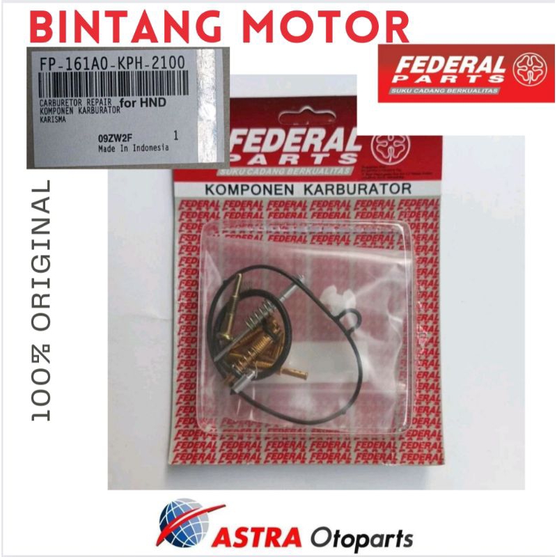 Repair Kit Karburator Karisma Supra X125 ORI Federal