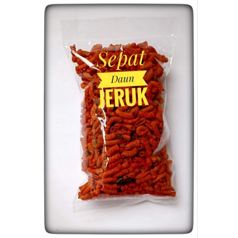 

Snack Enak Makaroni Sepat Daun Jeruk 250gr