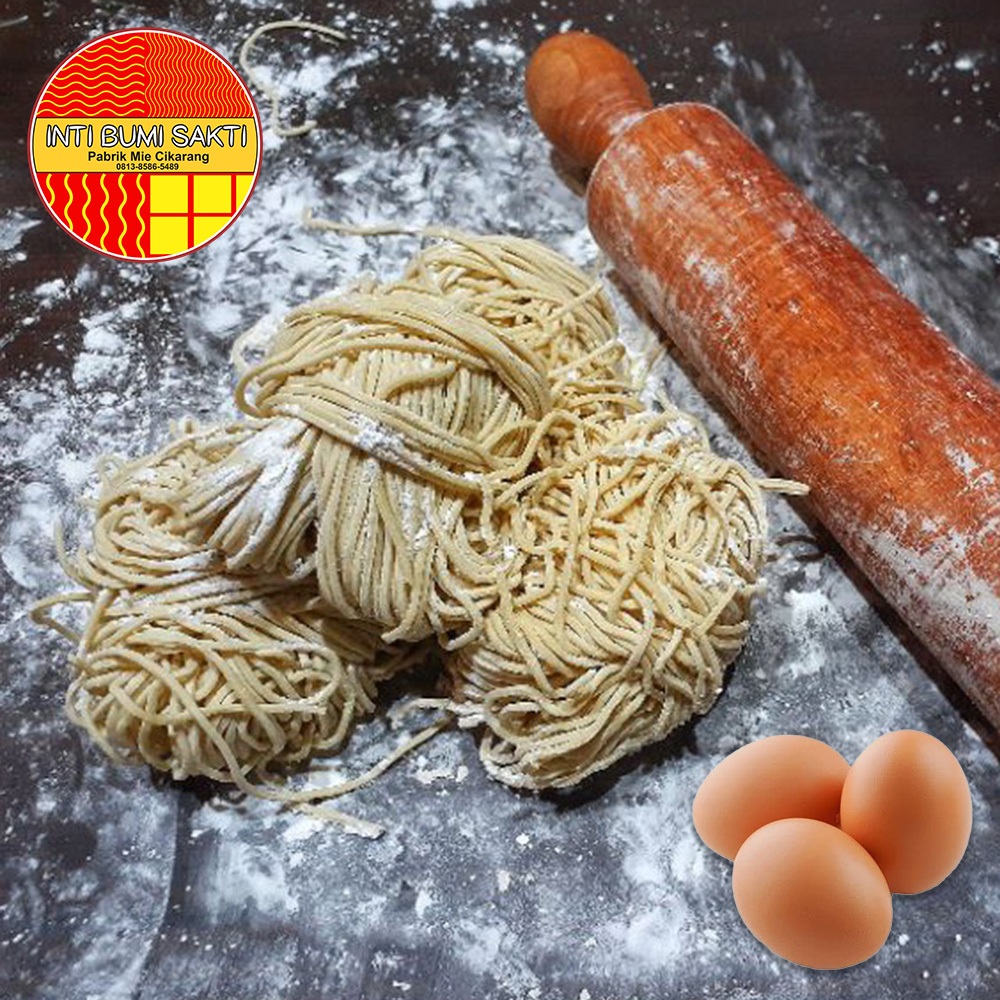 

Mie Mentah lurus Telur AYAM Original super premium Spesial Untuk Mie Ayam, Bakmie, Ramen dan lainnya fresh tanpa pengawet kenyal tidak lembek halal dan sehat