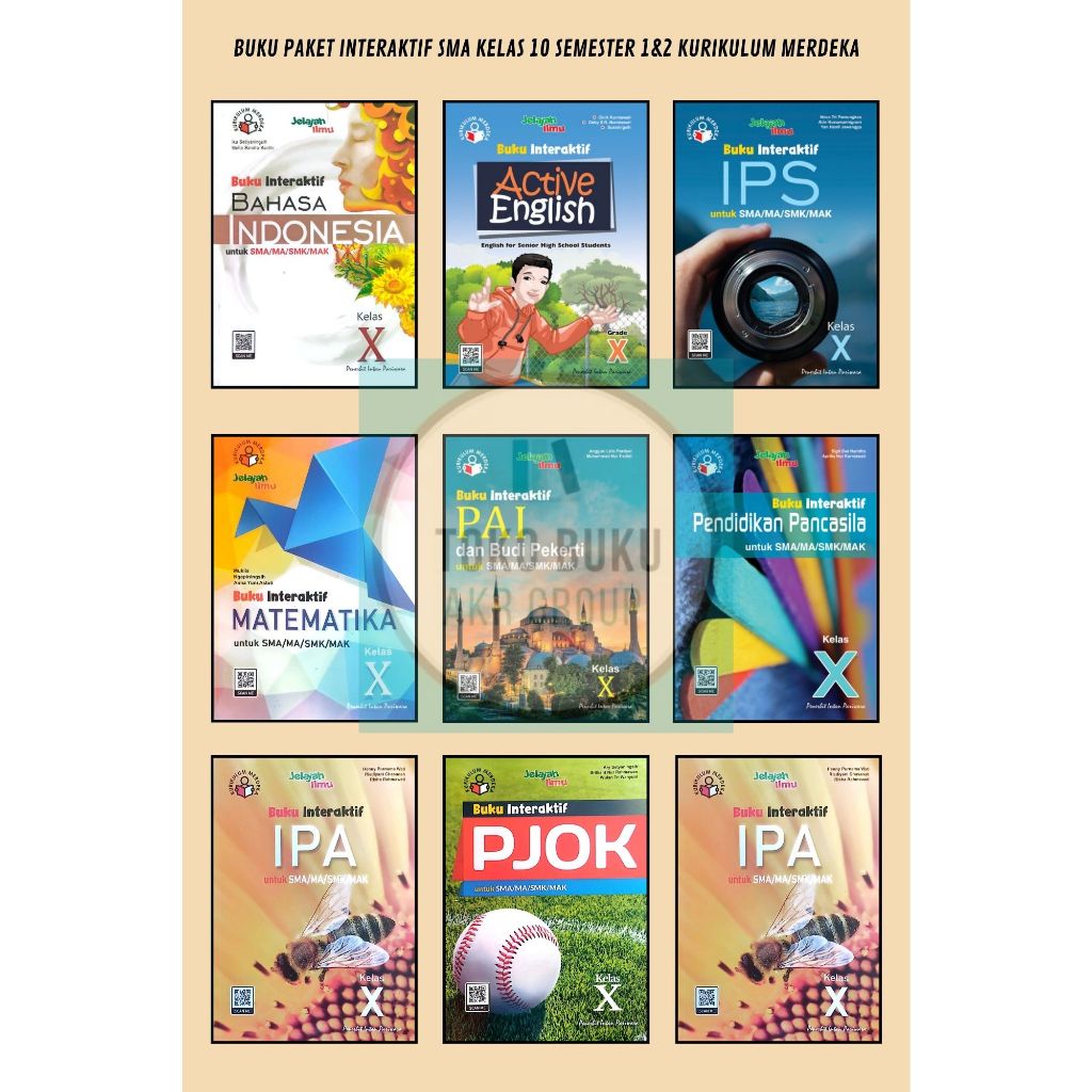 Buku Interaktif SMA Kelas 10 Semester 1&2 Intan pariwara