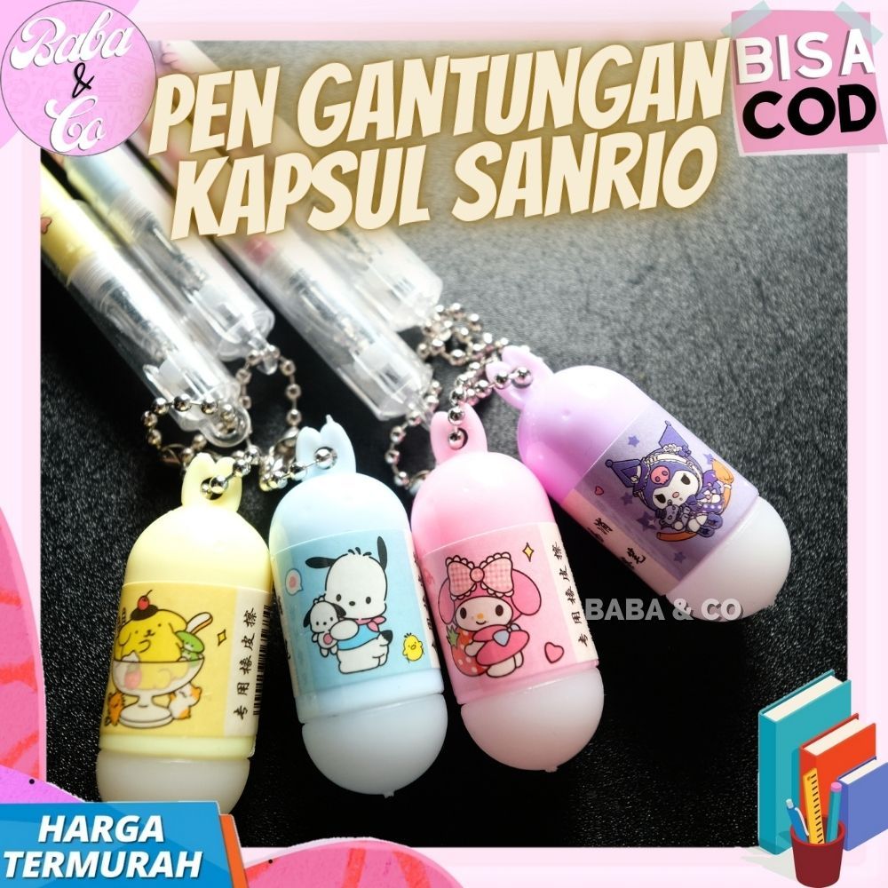 

PEN SANRIO PULPEN GANTUNGAN KAPSUL SANRIO LUCU UNIK PEN SANRIO KAPSUL