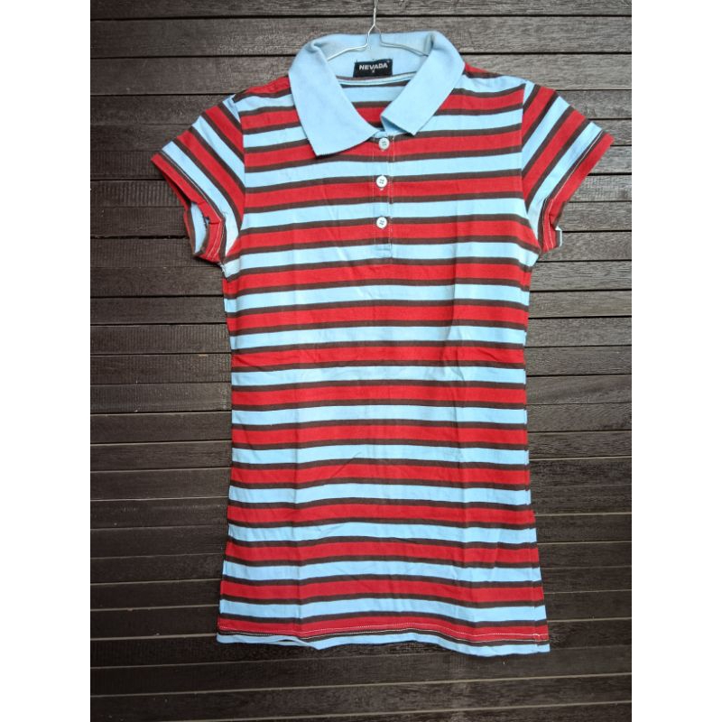 Nevada ORI - Kaos Berkerah Wanita Preloved