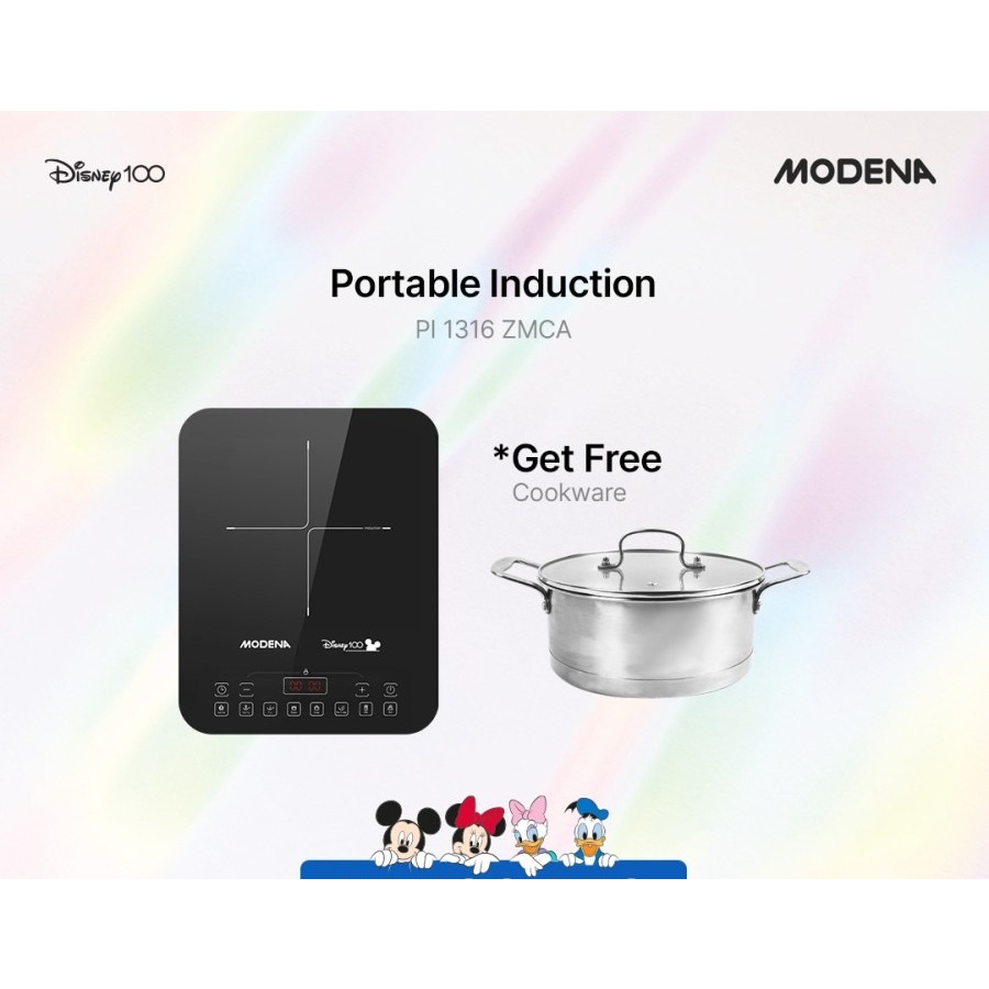 MODENA Kompor Listrik Induksi 1 Tungku - PI 1316 - 100% ORI