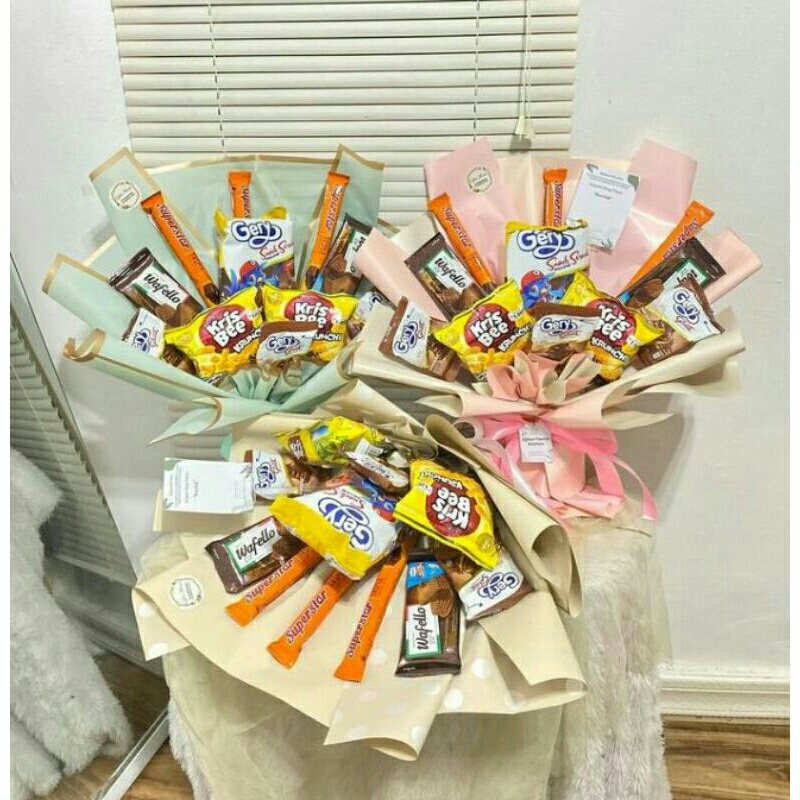 

[READY] Buket Snack Ukuran Medium | Buket Hadiah