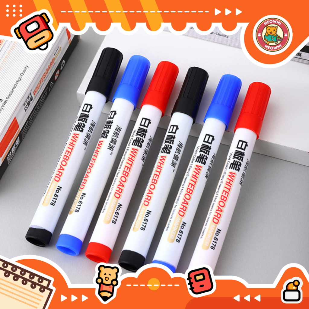 

Spidol Papan Tulis Putih Marker Bisa Refill Refillable Whiteboard Marker CPS0013