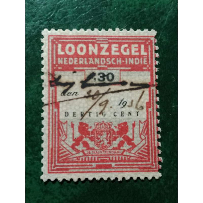 

Ned Indie Loonzegel 30 Cent Bekas/Used