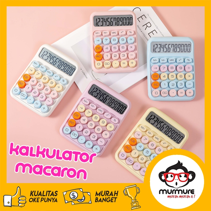 

MURMURE | (FREE BATERAI) KALKULATOR LUCU ALA INS KOREA DOPAMIN CALCULATOR WARNA MACARON 12 DIGITS DISPLAY BESAR KEYBOARD DOT MEKANIK TOMBOL BESAR