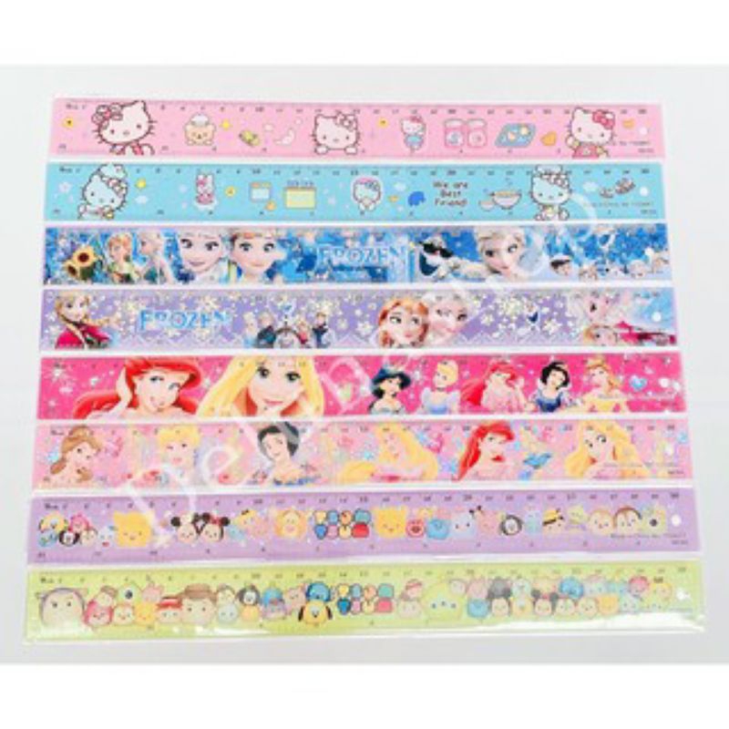 

penggaris plastik bermotif karakter keren