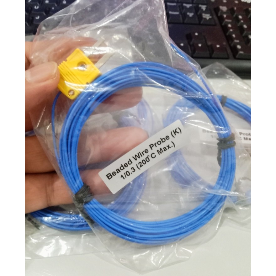 Bead Wire Thermocouple 5 meter Microtemp Kabel Thermocouple
