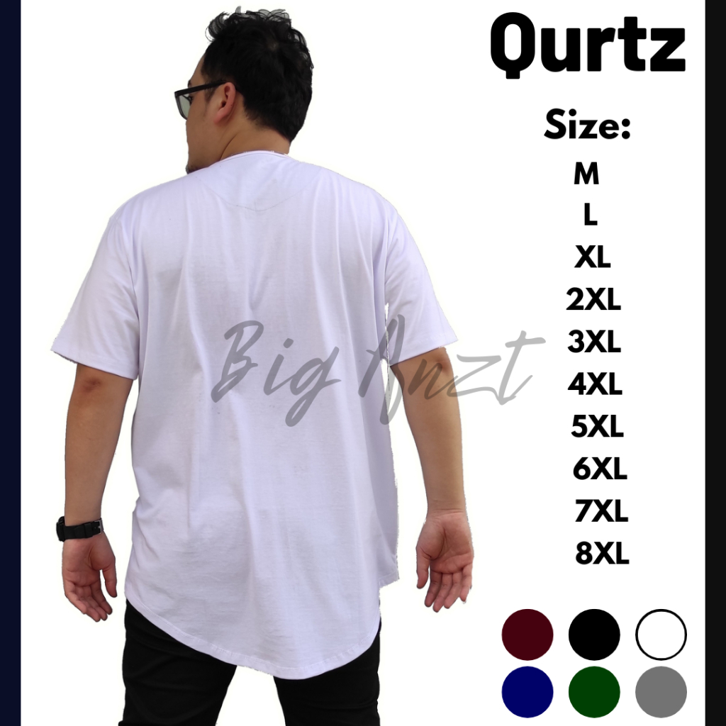 (PROMO) Kaos Kurta lengan pendek Pria Oversize Dewasa Muslim Bahan Cotton Combad 30s Premium | baju 