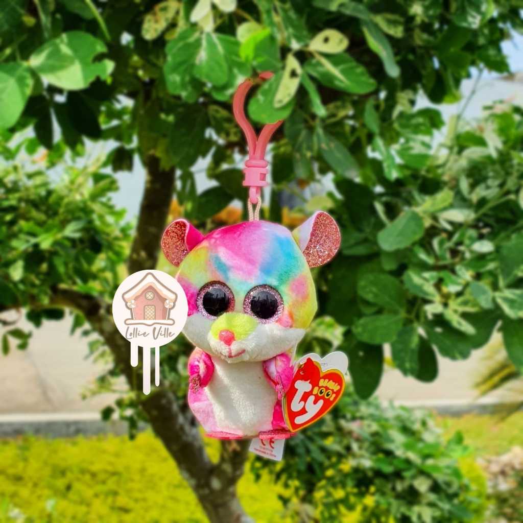Ty Beanie Boos - Hamster Keychain