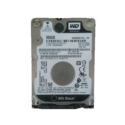 hardisk laptop 500gb wd black garansi 1thn