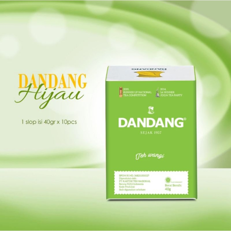 

TEH DANDANG HIJAU 1 SLOP ISI 10 ( 40G)