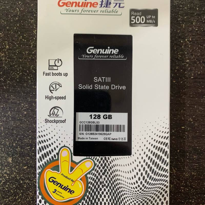 SSD SATAIII GENUINE 128GB