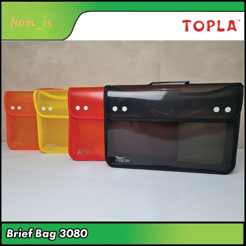 

Map Gagang Jaring 3080 Topla Kancing 4 / Brief Bag BB 3080 / Tas Gagang Kancing / Tas Jinjing Kancing 4