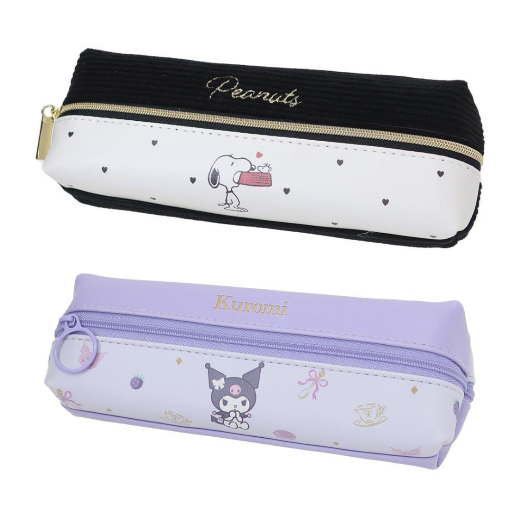 

Pencil Case Peanuts Snoopy Sanrio Kuromi 2 Room Kotak Pensil Storage Dual Pouch Limited Edition
