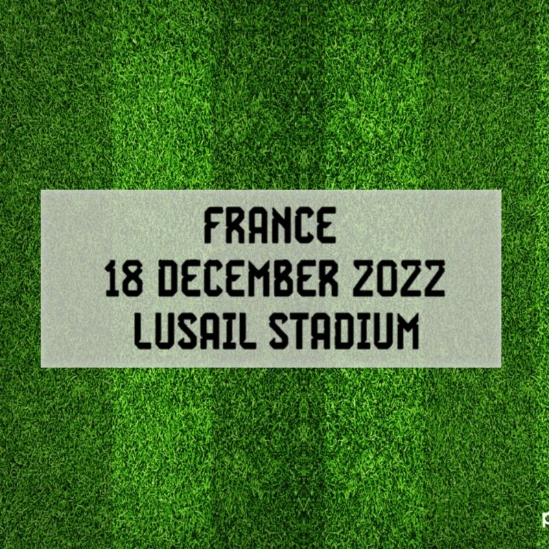 MDT ARGEN FINAL WC 2022 | bahan DTF