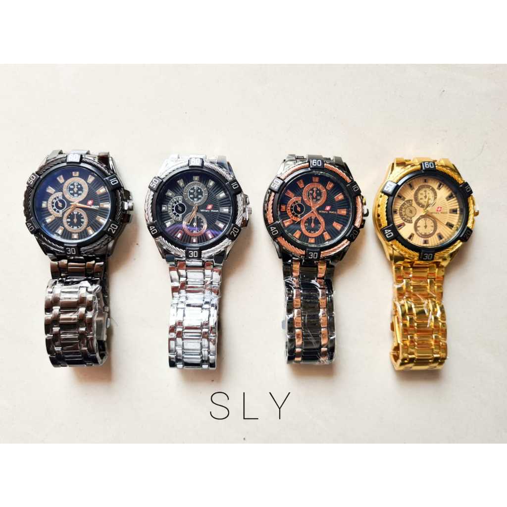 JAM TANGAN PRIA DEWASA ANALOG RANTAI SPORT RING