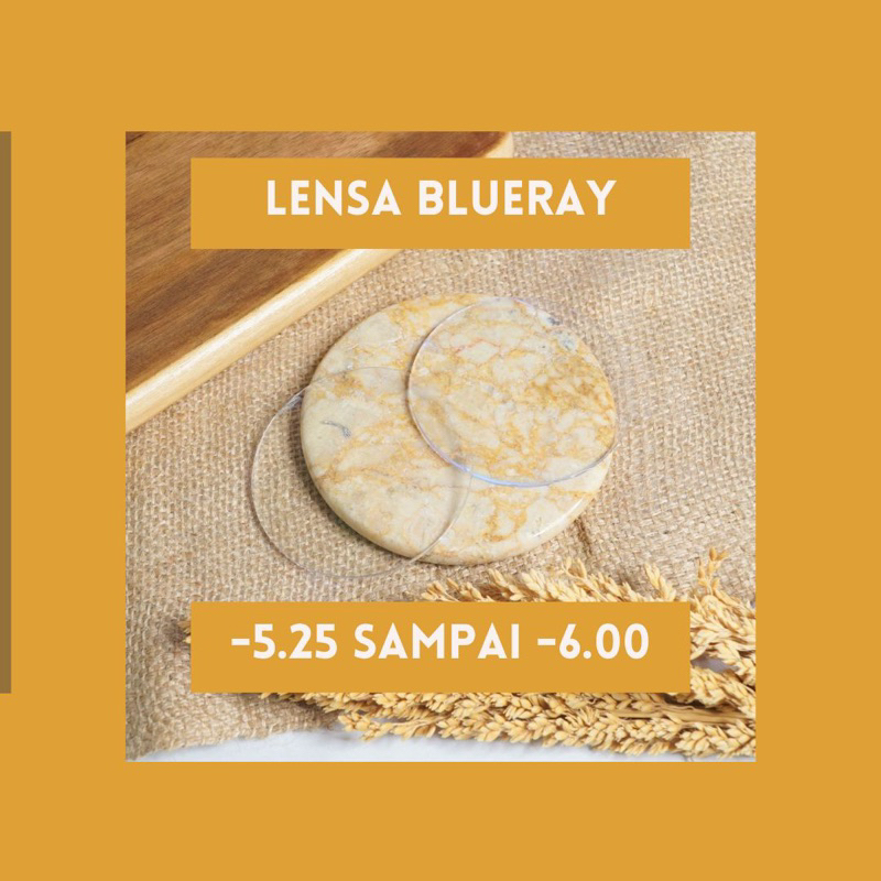 KACAMATA BLUSHING Lensa Blueray Minus -5.25 Sampai -6.00