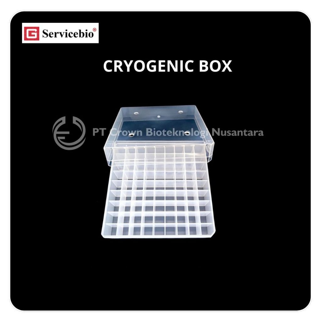 Cryogenic storage box Cryobox 81 well_Servicebio