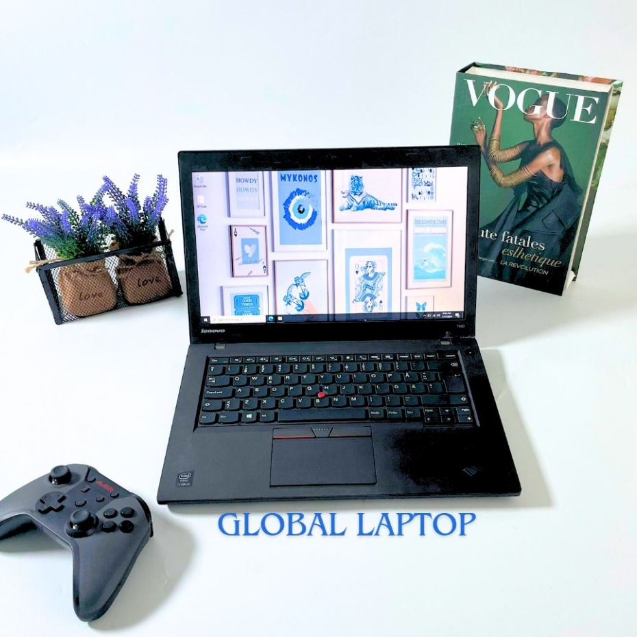 LAPTOP LENOVO THINKPAD L450 T450 T450S INTEL CORE I5/I7 GEN 5 LAYAR 14" SECOND BERKUALITAS - FREE GI